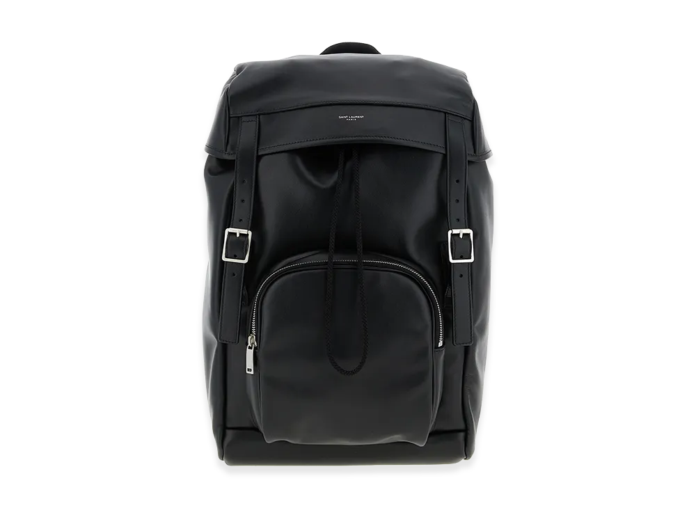 Saint Laurent Leather Backpack "Black"