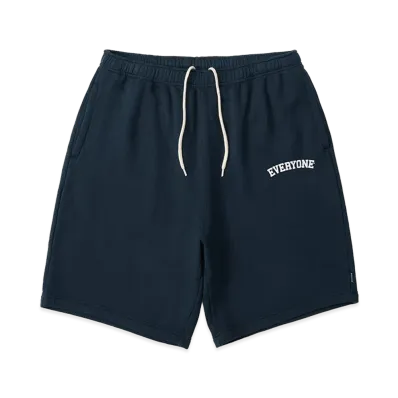 everyone Collegiate Logo Classic Sweat Shorts "Navy"