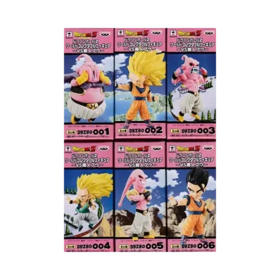 Banpresto Dragon Ball Z World Collectable Figure VS Majin Buu Complete 6 Piece Set