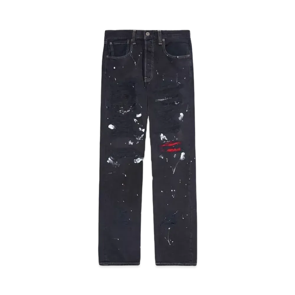 HYPE DROP x INNOCENCE NYC EXCLUSIVE DESTROY DENIM PANTS 34inch "Black"