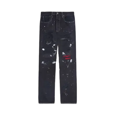 HYPE DROP x INNOCENCE NYC EXCLUSIVE DESTROY DENIM PANTS 34inch "Black"