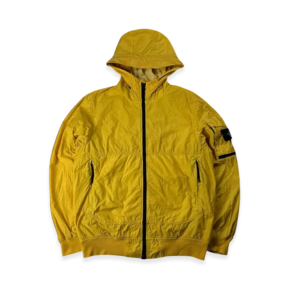Stone Island 40632 Naslan Light Watro Hooded Blouson - 22SS "Yellow"