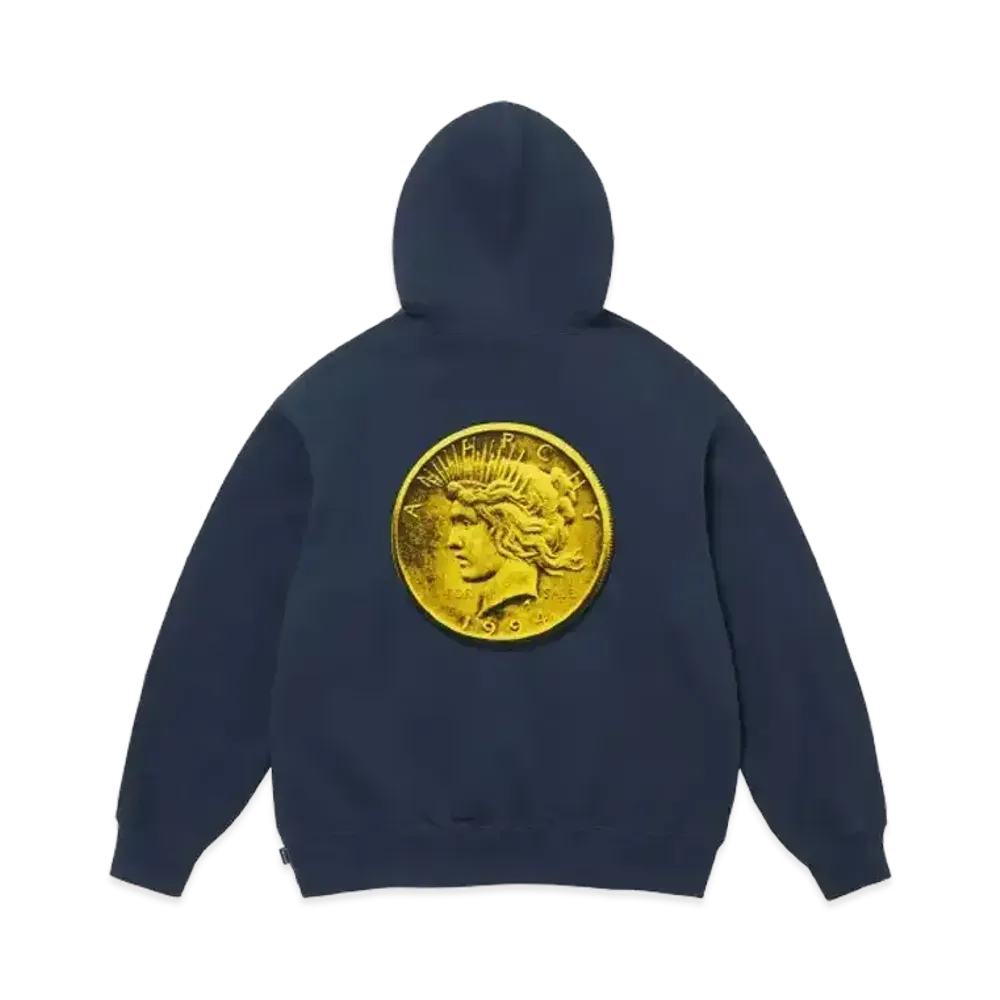 Supreme Anarchy Hooded Sweatshirt "Navy"