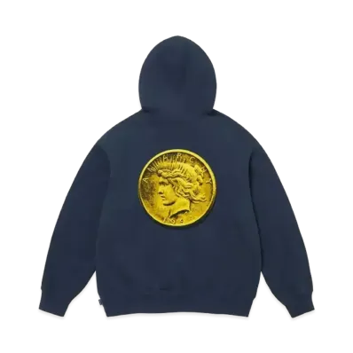 Supreme Anarchy Hooded Sweatshirt "Navy"