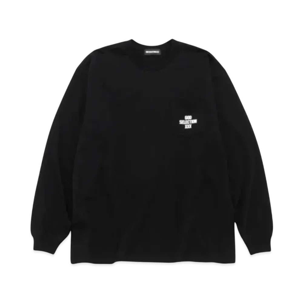 GOD SELECTION XXX Long Sleeve T-Shirt GX-A25-LT-06 "Black"