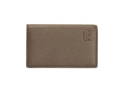 LOEWE Business Cardholder In Soft Grained Calfskin "Dark Moss"