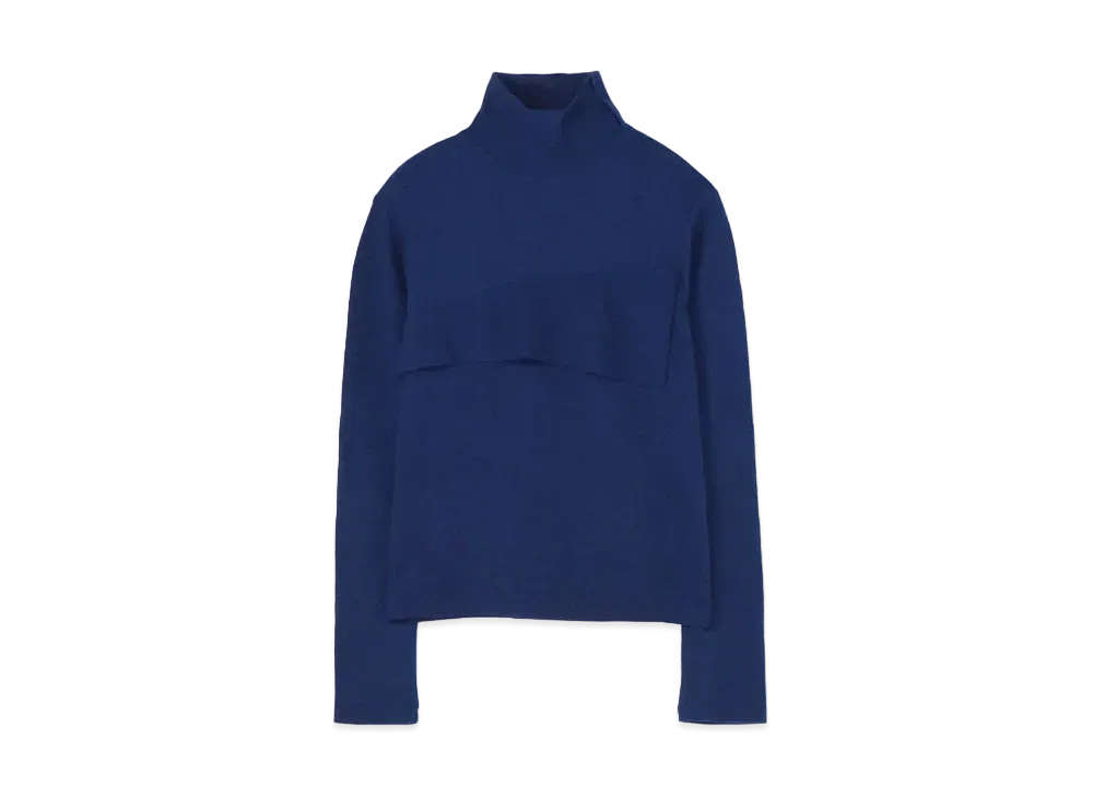 Yohji Yamamoto AIRY SPUN MILLED PS FLAP TURTLE "Navy"