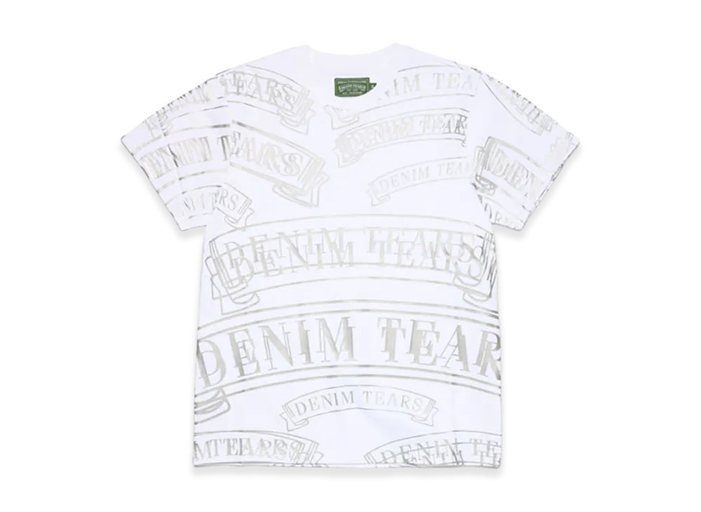 DENIM TEARS DT Banner Tee "White"