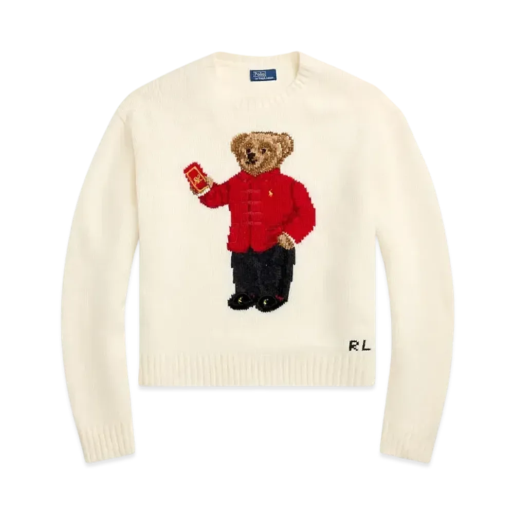 Polo Ralph Lauren Lunar New Year Polo Bear Sweater "White"
