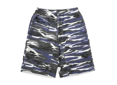 Supreme Double Knee Painter Sweatshort "Blue Camo"