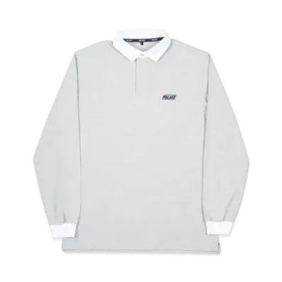 PALACE Basically a Rugby Top "Grey Marl"