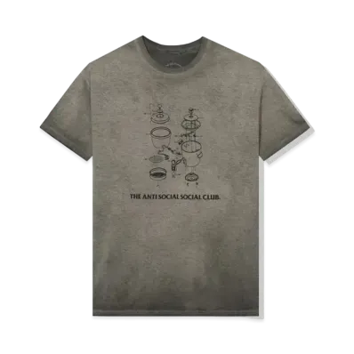 ANTI SOCIAL SOCIAL CLUB FA22 Dying On The Gram Sand Mineral Wash Tee "Sand"