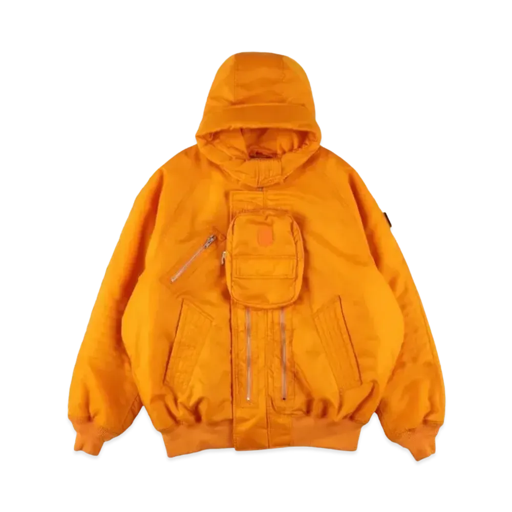 PHINGERIN Elevation Hooded Bomber Jacket "Orange"