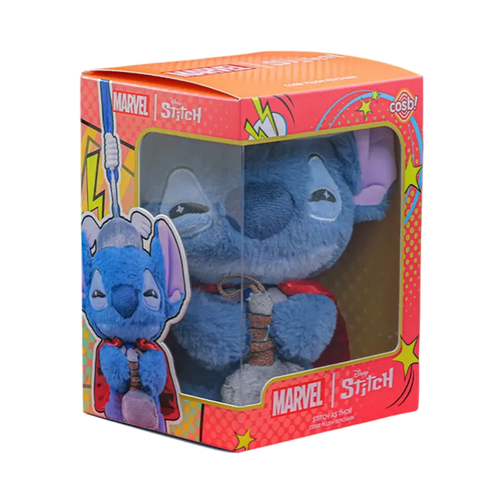 Hot Toys "Hot Toys Zakka" -Marvel | Stitch- Cosbi Plush Keychain: Stitch / Thor