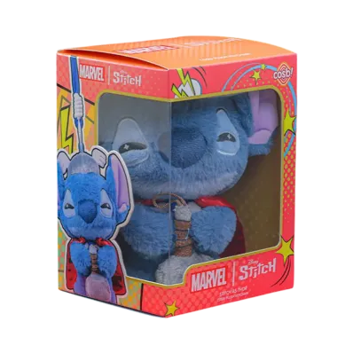 Hot Toys "Hot Toys Zakka" -Marvel | Stitch- Cosbi Plush Keychain: Stitch / Thor