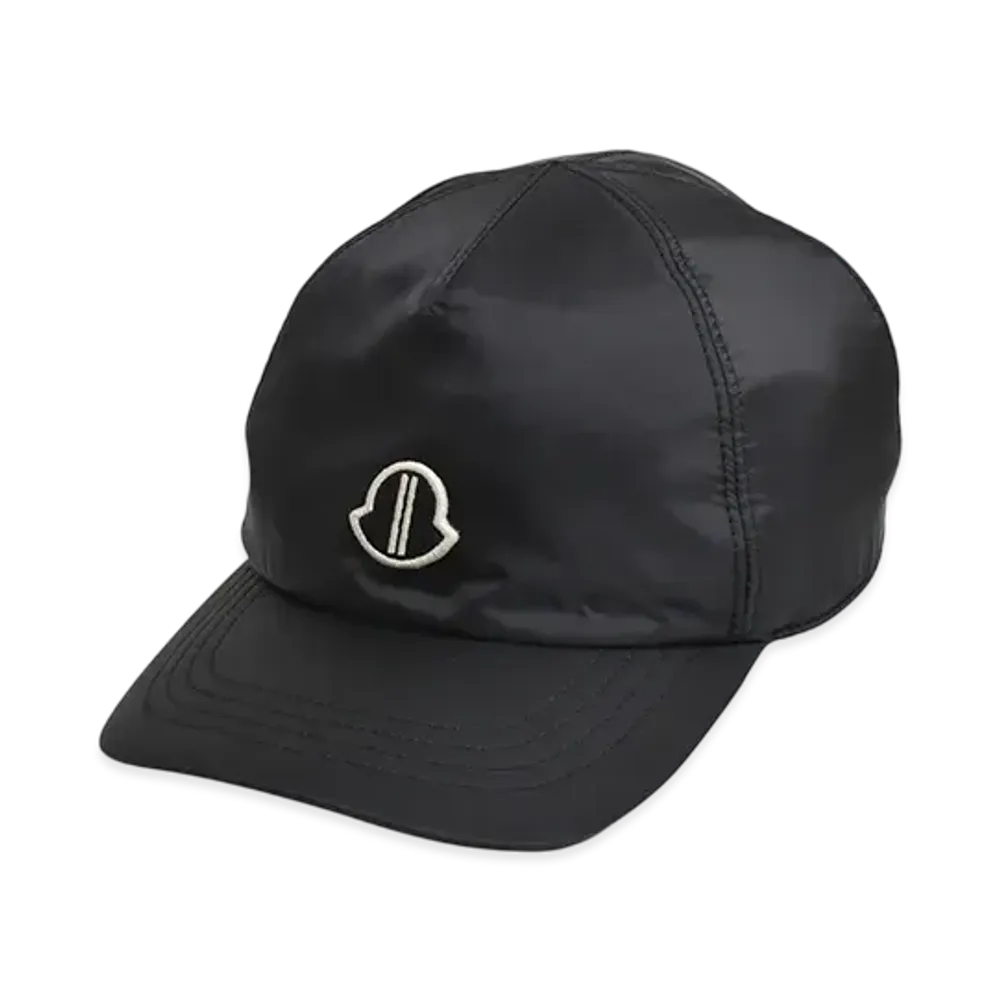 MONCLER x RICK OWENS Baseball Hat "Black"
