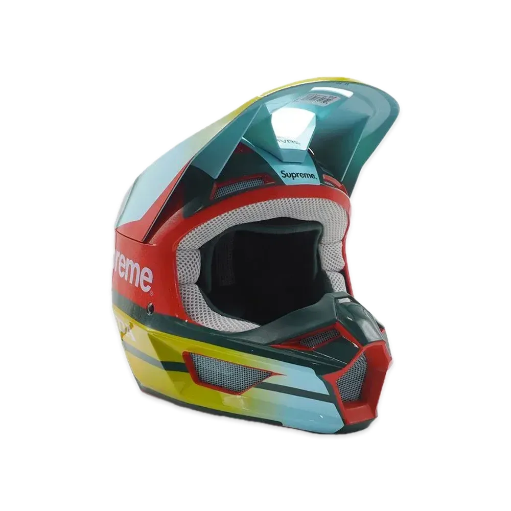 Supreme x Honda x Fox Racing V1 Helmet "Green"