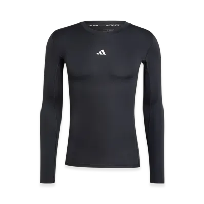 adidas Techfit Compression Training Long-Sleeve T-Shirt "Black"