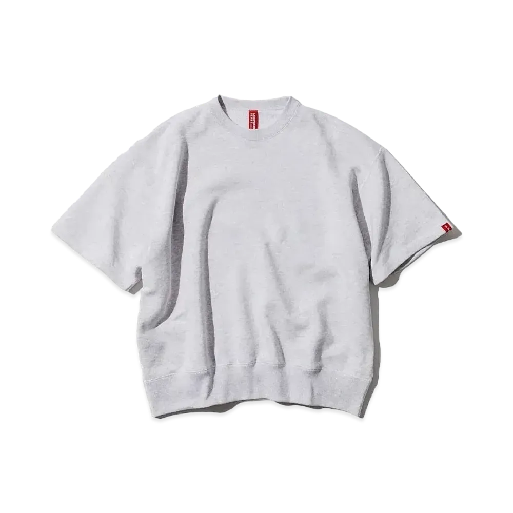 LOOPWHEELER x BEAMS JAPAN YUKI COLLECTION VOL.2 S/S Crew Neck Sweatshirt "Ash Gray"