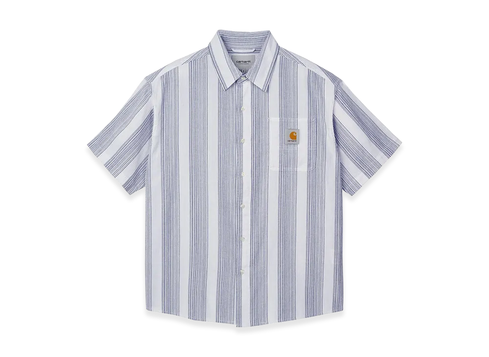 Carhartt WIP S/S Ridge Shirt "White/Blue"