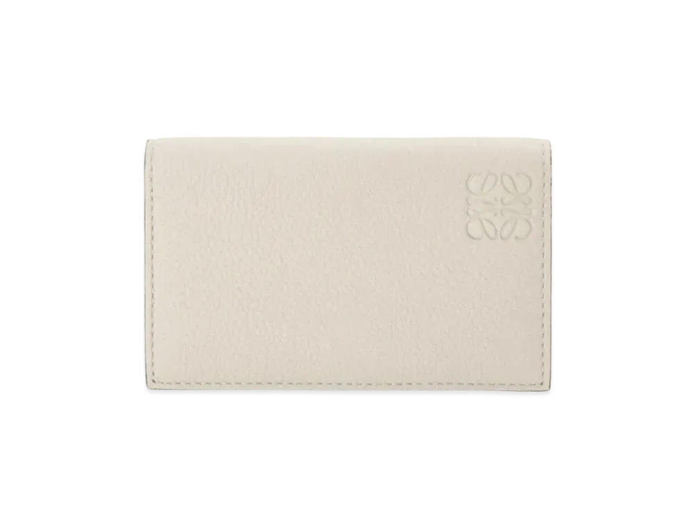 LOEWE Business Cardholder In Soft Grained Calfskin "Light Oat"