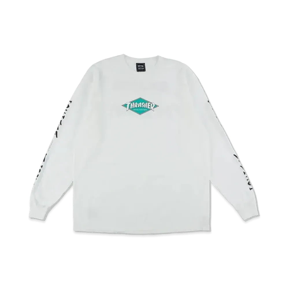WIND AND SEA x THRASHER L/S Tee 1 "White"