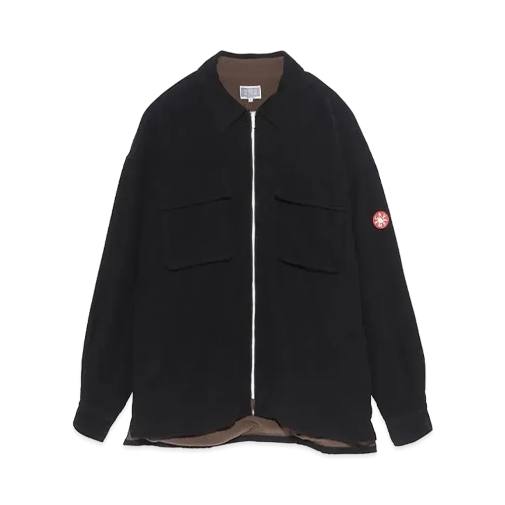 Cav Empt (C.E) MOLE/FLEECE ZIP SHIRT JACKET "Black"