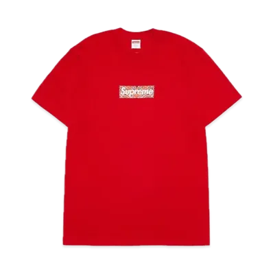 Supreme Bandana Box Logo Tee "Red"
