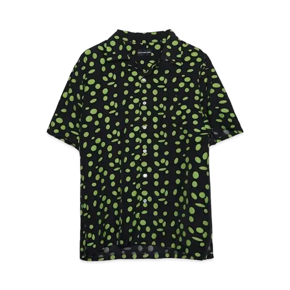 COTTON PAN Chank S/S:ISHI "BLACK"