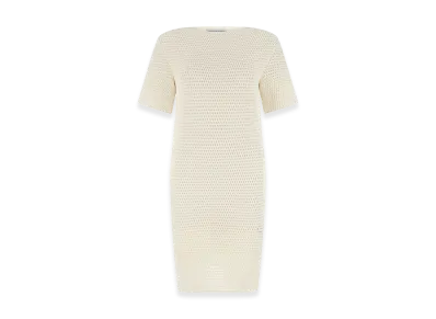 Bottega Veneta Women's Crochet Dress "Ivory"