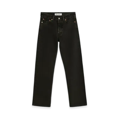 OUR LEGACY Women's Linear Cut "Kamari Black Chain Twill"