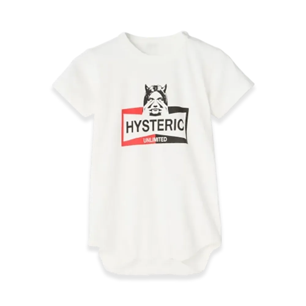 HYSTERIC GLAMOUR Hysteric Unlimited Rompers "White"
