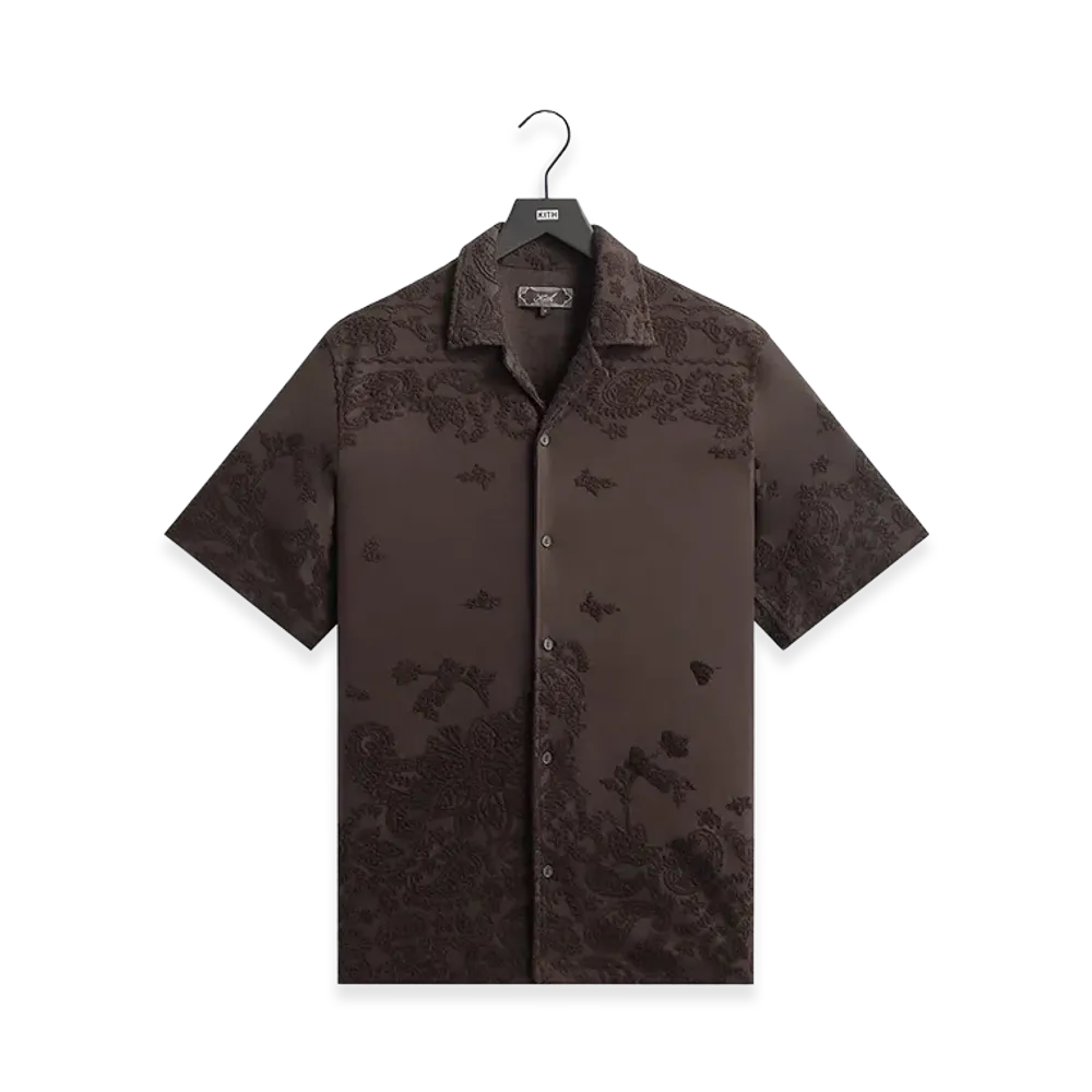 Kith Bandana Towel Terry Thompson Camp Collar Shirt "Kindling"