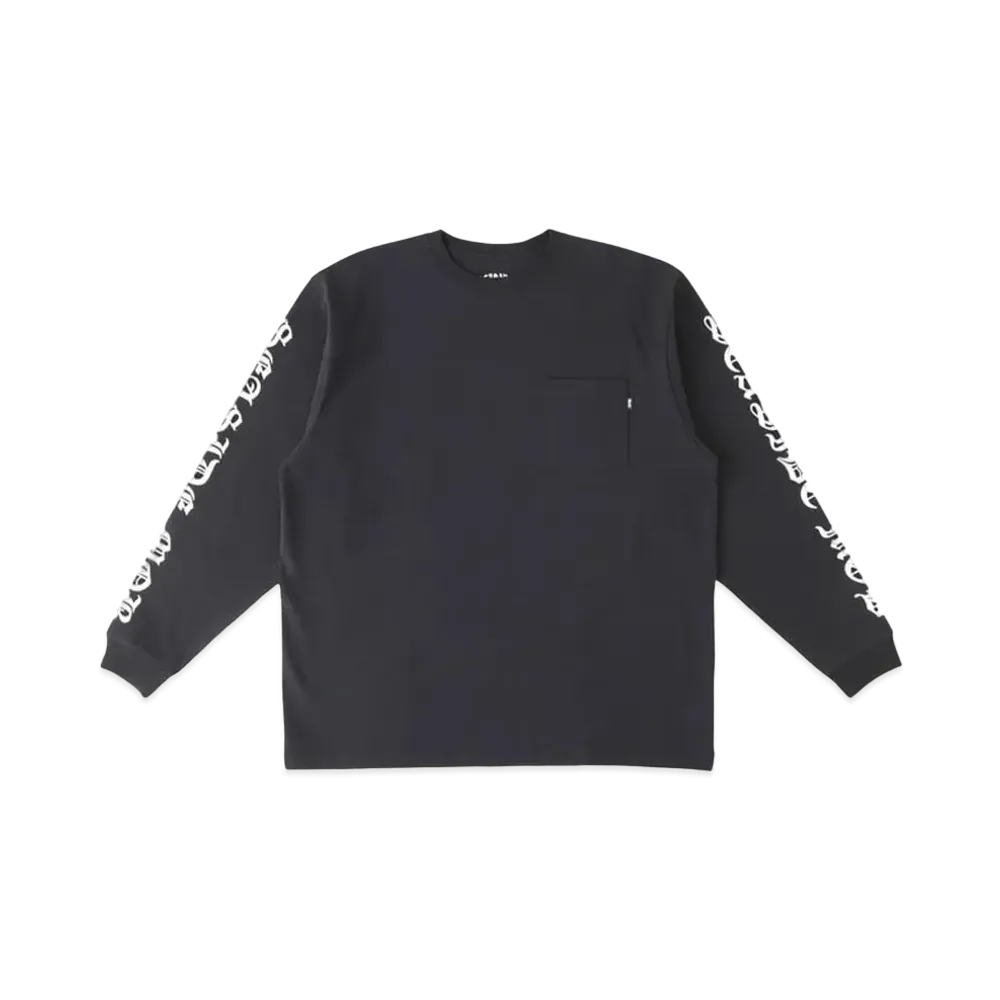 RHC Ron Herman x SEASIDE MOB Print Long Sleeve Tee "Black"