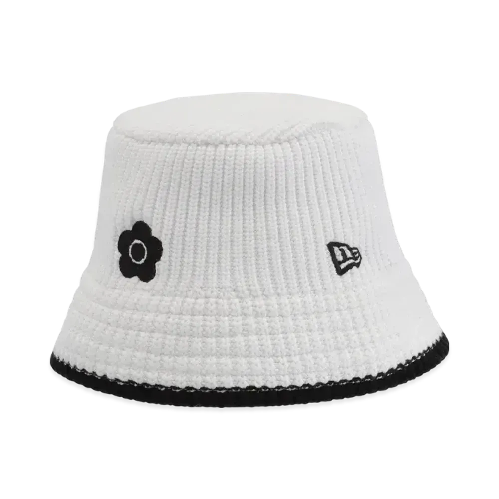 NEW ERA x MARY QUANT Knit Bucket Hat "White"
