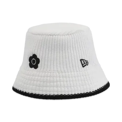 NEW ERA x MARY QUANT Knit Bucket Hat "White"