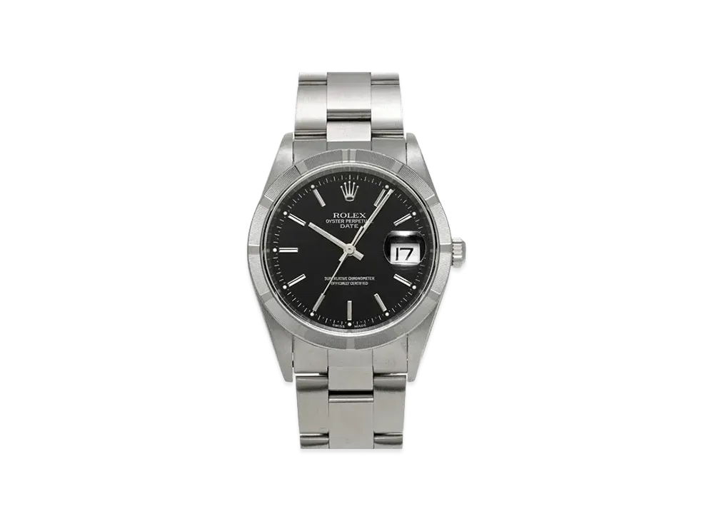 ROLEX Oyster Perpetual Date "Black/Stainless Steel"