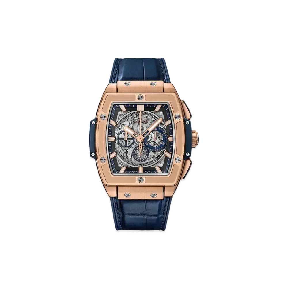 HUBLOT Spirit of Big Bang King Gold Blue 45mm