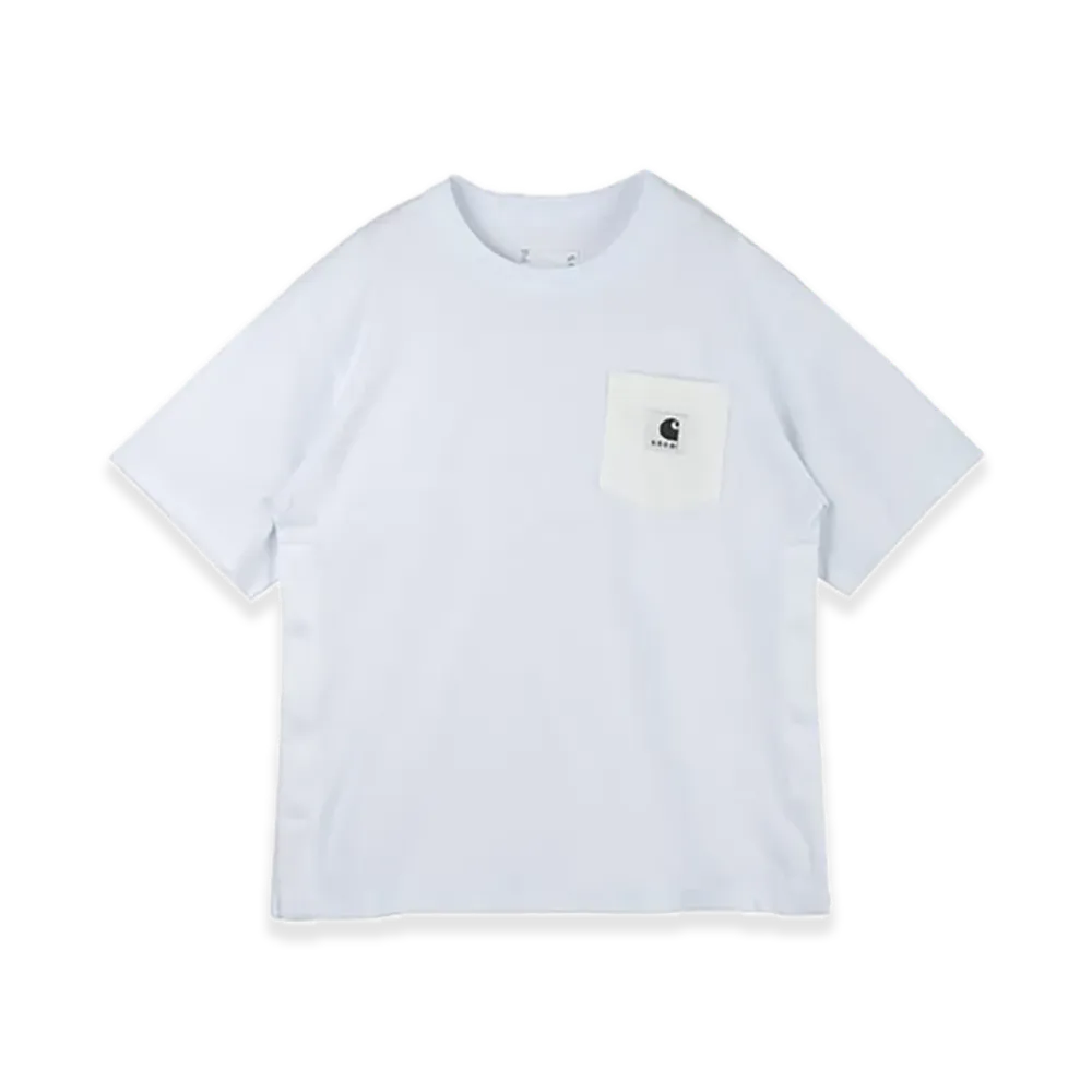 sacai x Carhartt WIP Cotton Jersey T-Shirt "White"