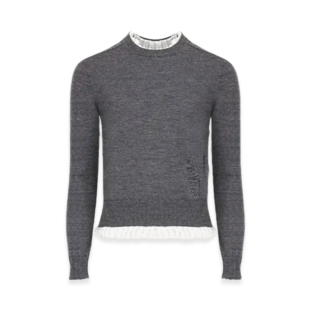 Maison Margiela Knitted Pullover "Grey"