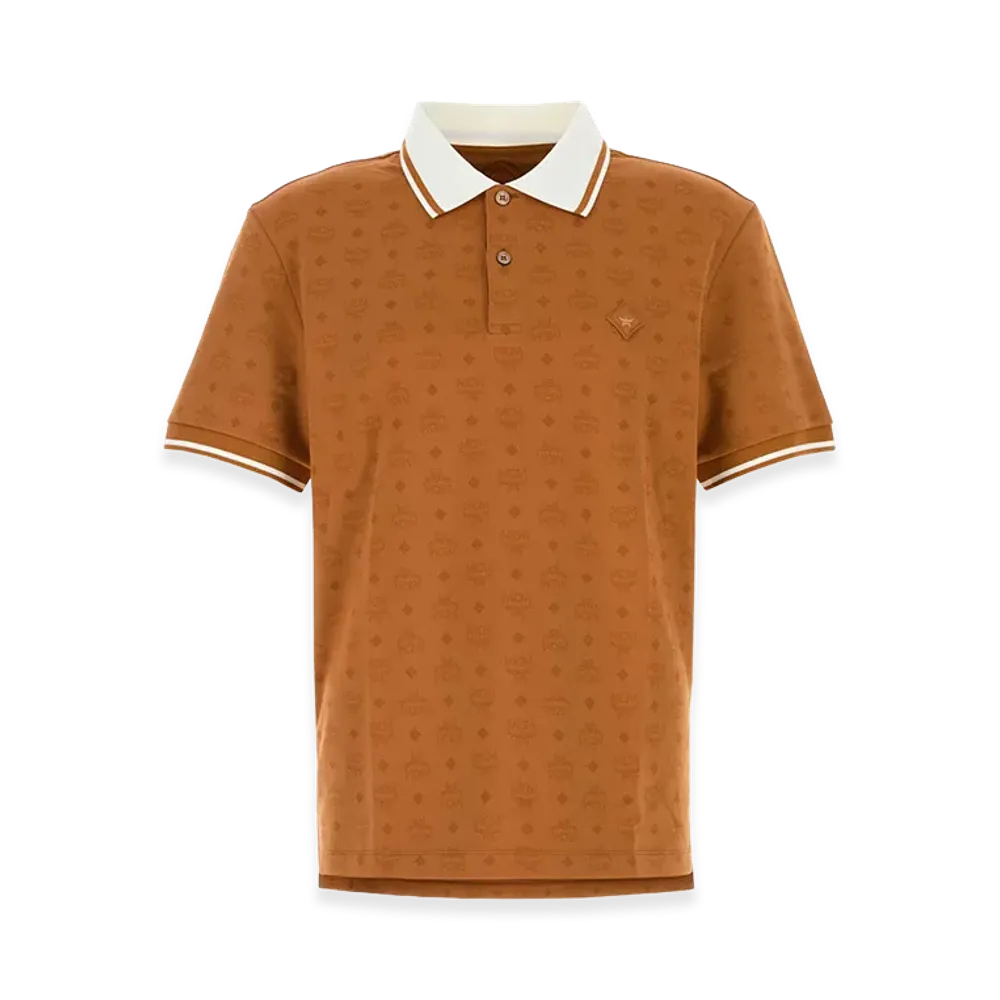MCM Piquet Polo Shirt "Brown"