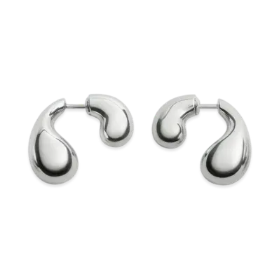 Bottega Veneta Mini Drop Earrings "Silver"