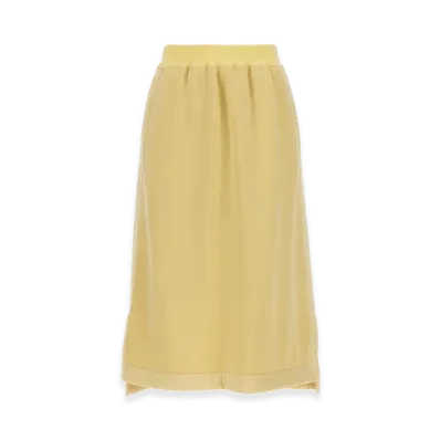 Jil Sander Women's Midi Skirt "Yellow"