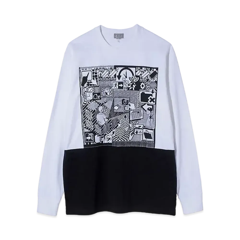 Cav Empt (C.E) MD TIMETURN LONG SLEEVE T "White"