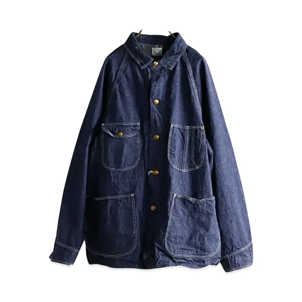 orSlow 50's Denim Cover All "Denim One Wash"