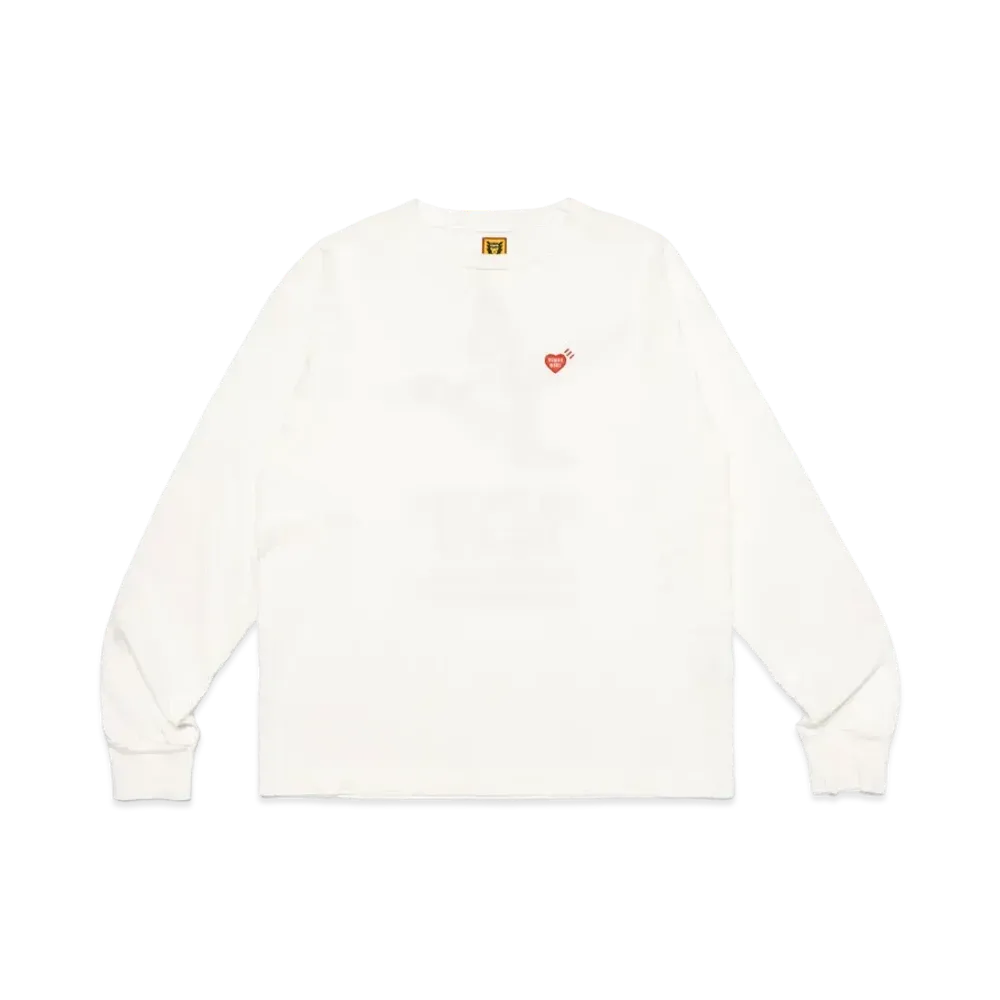 HUMAN MADE Graphic Long Sleeve T-Shirt "White"