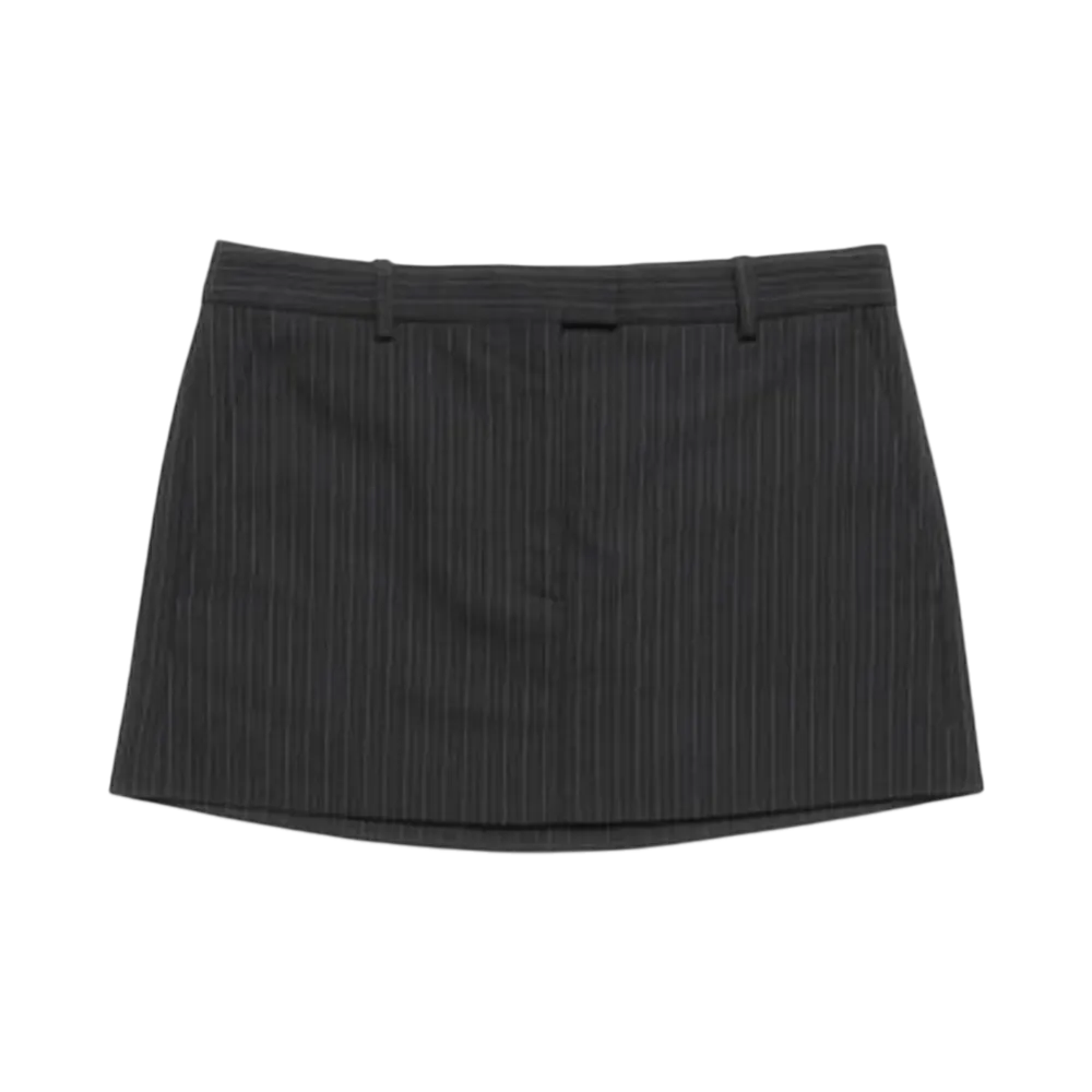 Acne Studios Pinstripe Skirt "Black"