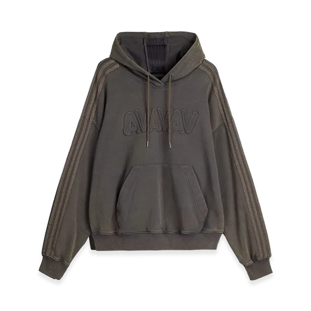 adidas x Avavav Women's Shoulderless Hoodie "Carbon"