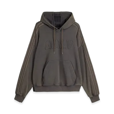 adidas x Avavav Women's Shoulderless Hoodie "Carbon"
