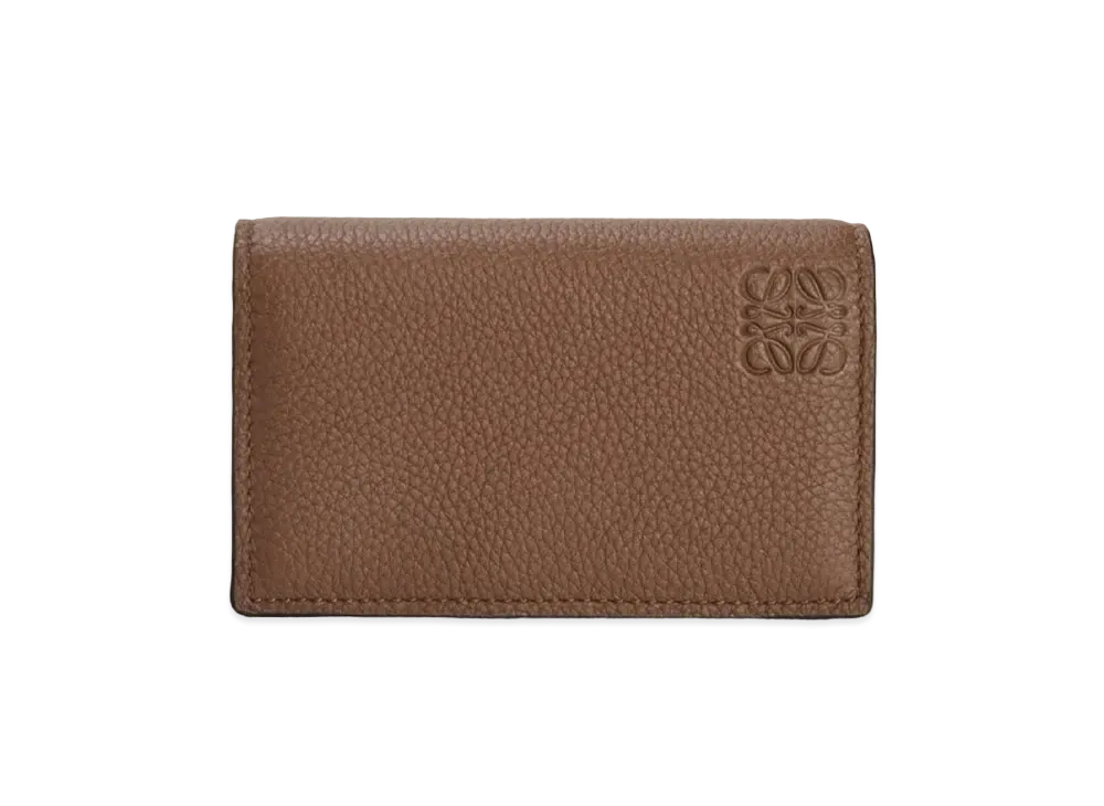 LOEWE Business Cardholder In Soft Grained Calfskin "Cognac"